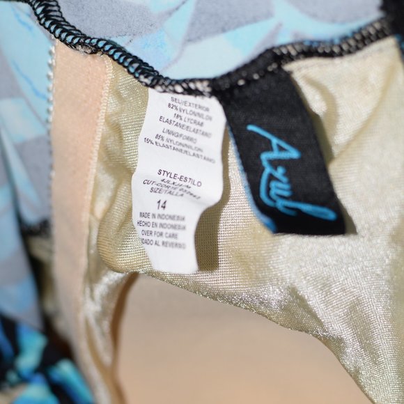 Azul by Maxine of Hollywood Floral Swim Dress - 14 - Picture 3 of 4